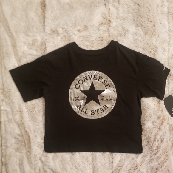 chuck taylor t shirt silver